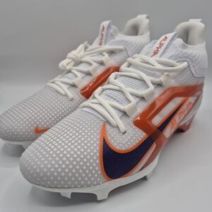 Nike Alpha Menace Elite 4 Clemson SMU Cleats HF3436-102 Mens Size 10.5 New